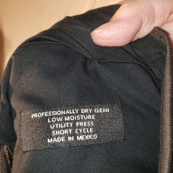 Jos. A. Bank Travelers' Collection Tailored Fit Charcoal Dress Pants - 36W/28" - Picture 5 of 5